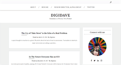 Desktop Screenshot of blog.digidave.org